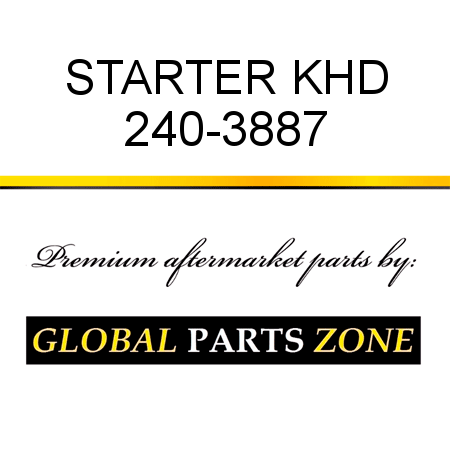 STARTER KHD 240-3887
