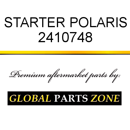 STARTER POLARIS 2410748