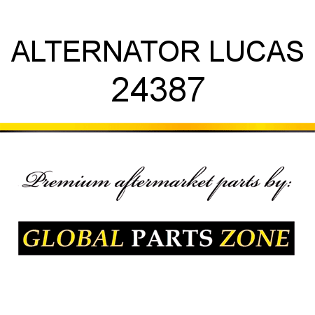 ALTERNATOR LUCAS 24387