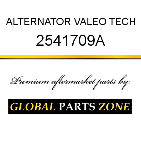 ALTERNATOR VALEO TECH 2541709A