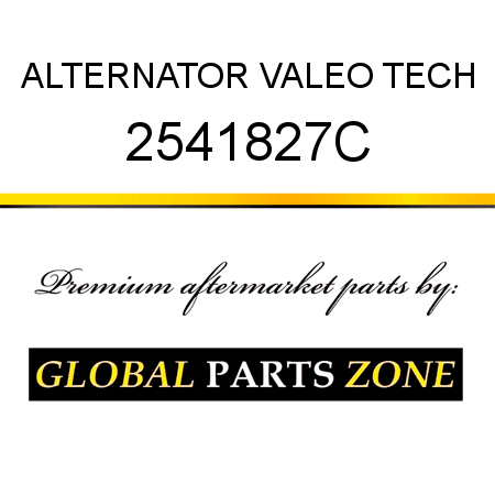 ALTERNATOR VALEO TECH 2541827C