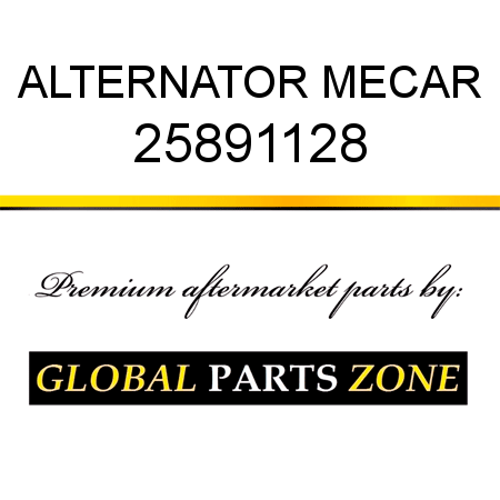 ALTERNATOR MECAR 25891128