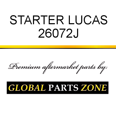 STARTER LUCAS 26072J