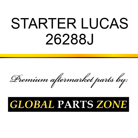 STARTER LUCAS 26288J