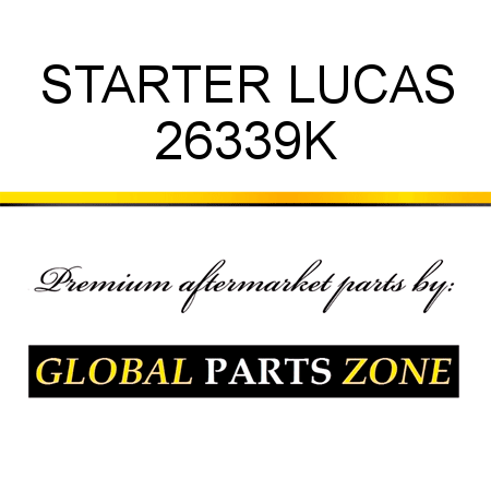 STARTER LUCAS 26339K