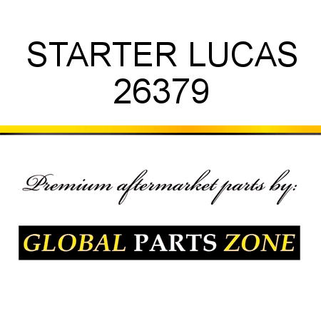 STARTER LUCAS 26379