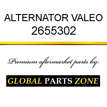 ALTERNATOR VALEO 2655302