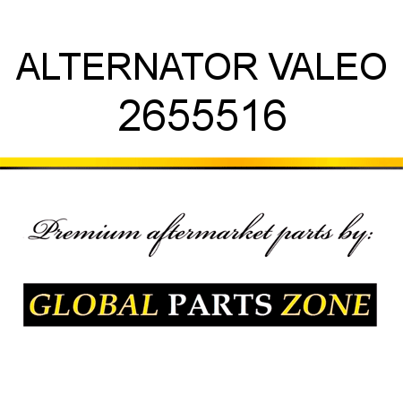 ALTERNATOR VALEO 2655516