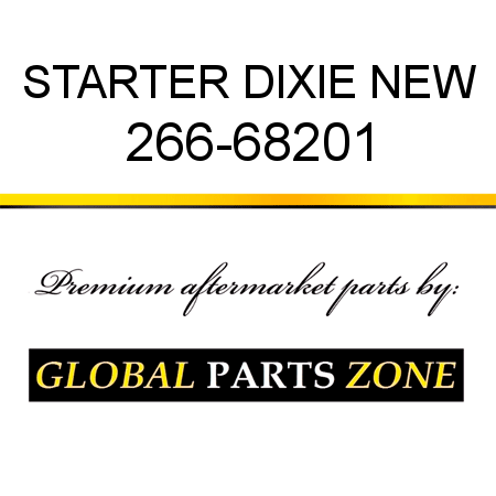 STARTER DIXIE NEW 266-68201