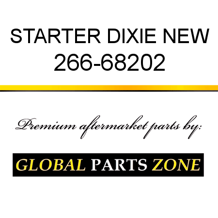 STARTER DIXIE NEW 266-68202