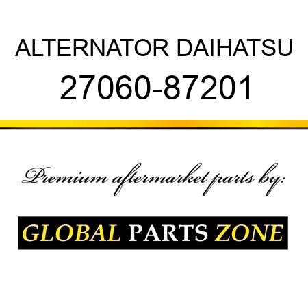 ALTERNATOR DAIHATSU 27060-87201