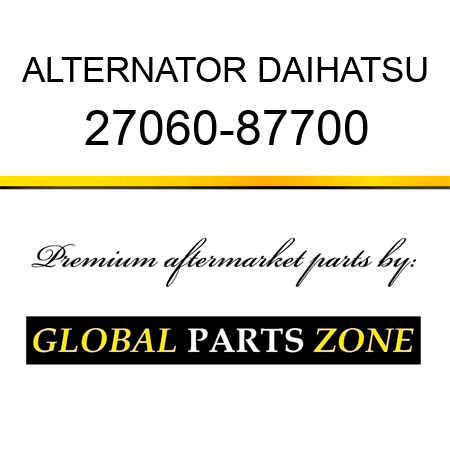 ALTERNATOR DAIHATSU 27060-87700