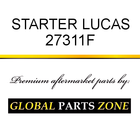 STARTER LUCAS 27311F