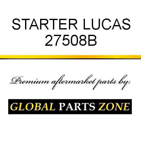 STARTER LUCAS 27508B