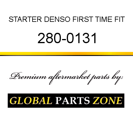 STARTER DENSO FIRST TIME FIT 280-0131