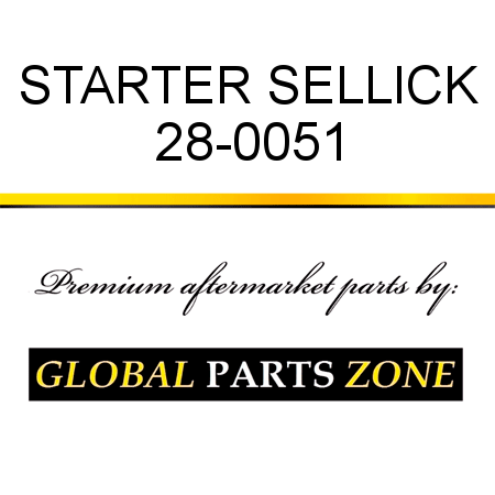 STARTER SELLICK 28-0051