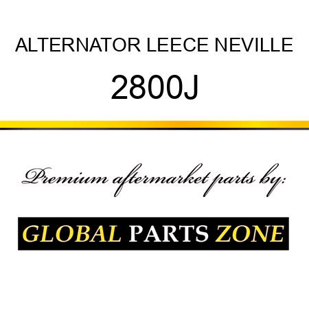 ALTERNATOR LEECE NEVILLE 2800J