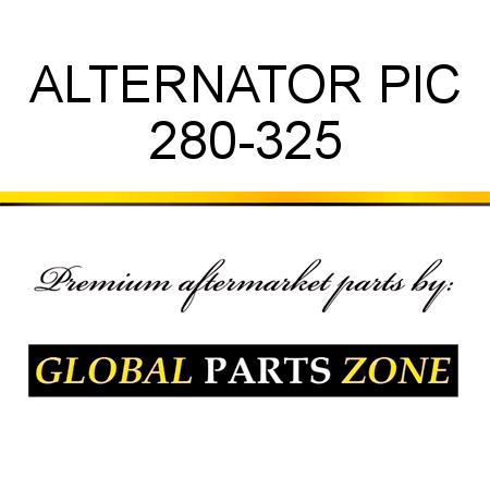 ALTERNATOR PIC 280-325