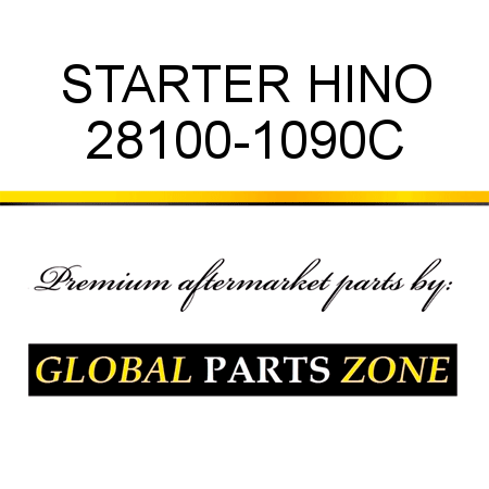 STARTER HINO 28100-1090C