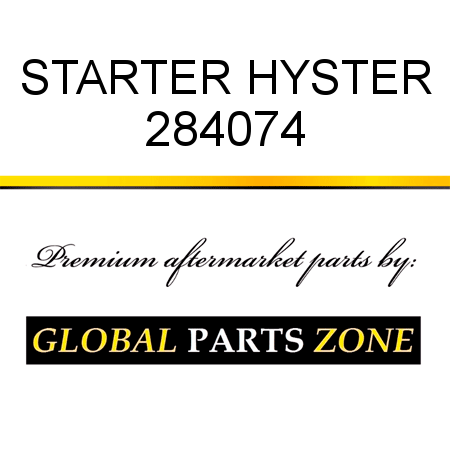 STARTER HYSTER 284074