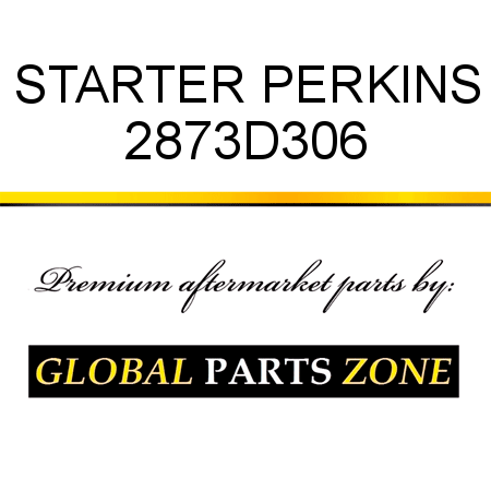 STARTER PERKINS 2873D306