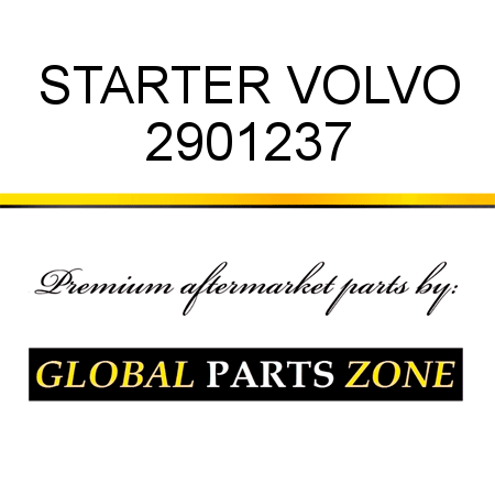 STARTER VOLVO 2901237