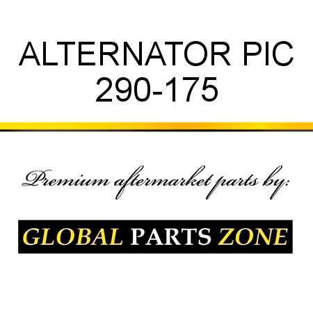 ALTERNATOR PIC 290-175