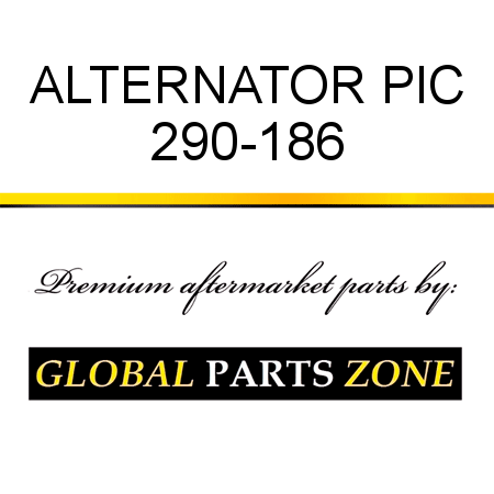 ALTERNATOR PIC 290-186