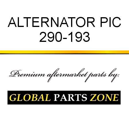 ALTERNATOR PIC 290-193