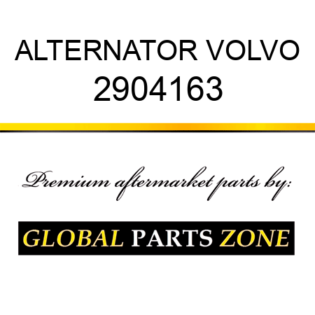 ALTERNATOR VOLVO 2904163