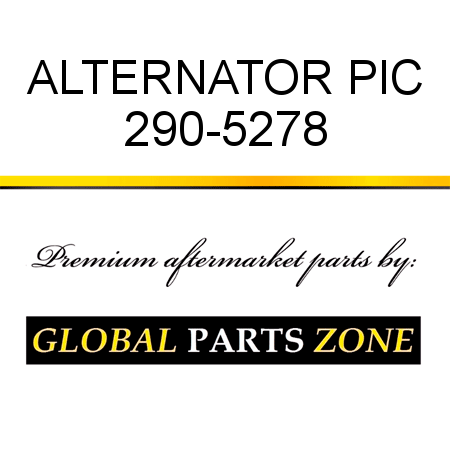 ALTERNATOR PIC 290-5278