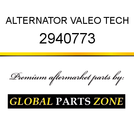 ALTERNATOR VALEO TECH 2940773