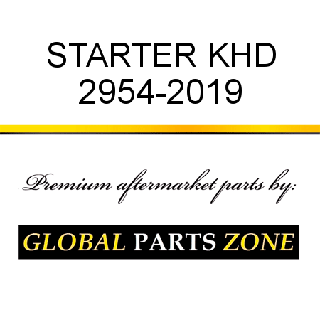 STARTER KHD 2954-2019