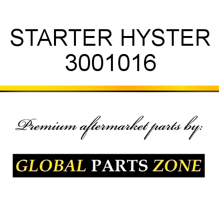 STARTER HYSTER 3001016