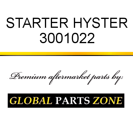 STARTER HYSTER 3001022