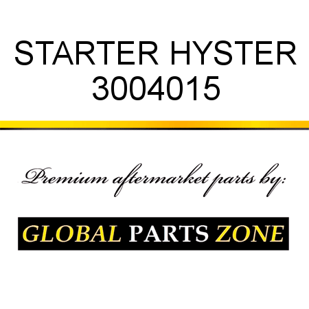 STARTER HYSTER 3004015