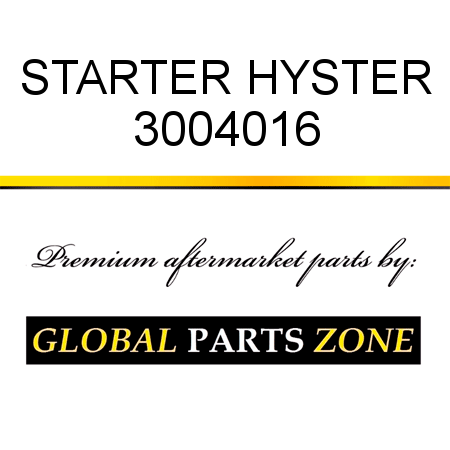 STARTER HYSTER 3004016