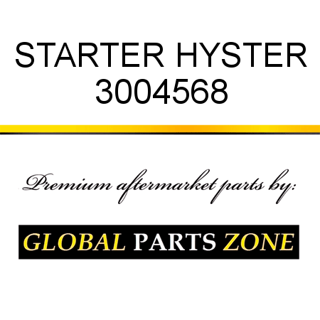 STARTER HYSTER 3004568