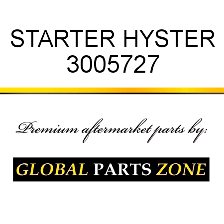 STARTER HYSTER 3005727