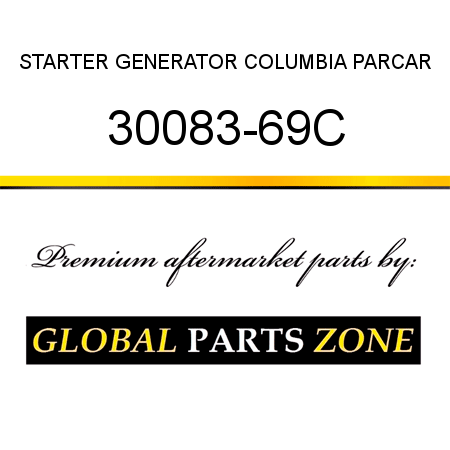 STARTER GENERATOR COLUMBIA PARCAR 30083-69C