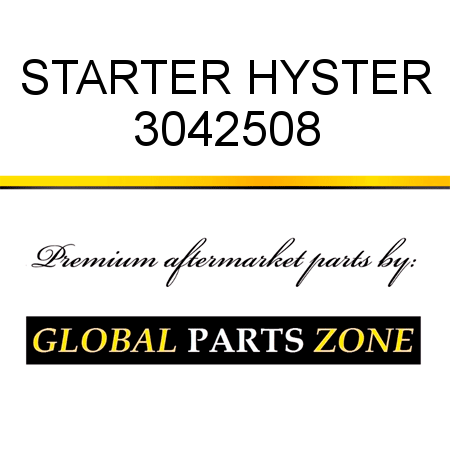 STARTER HYSTER 3042508