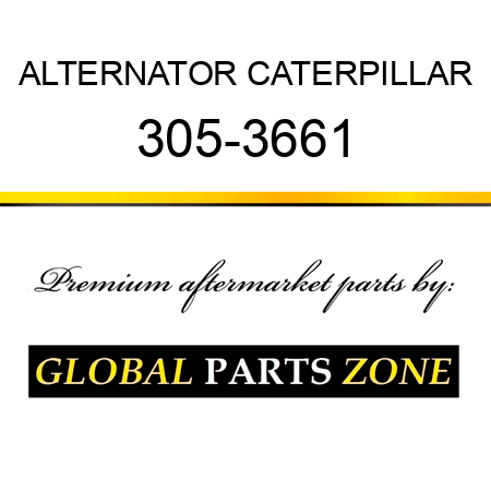 ALTERNATOR CATERPILLAR 305-3661