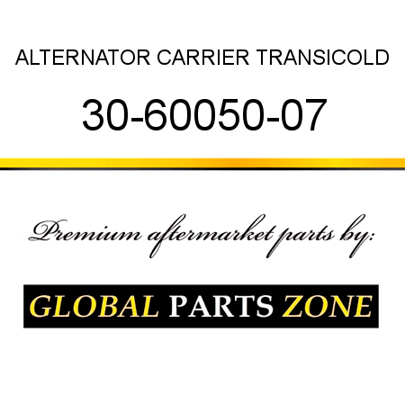 ALTERNATOR CARRIER TRANSICOLD 30-60050-07