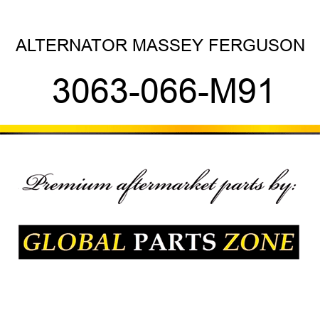 ALTERNATOR MASSEY FERGUSON 3063-066-M91