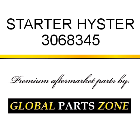 STARTER HYSTER 3068345