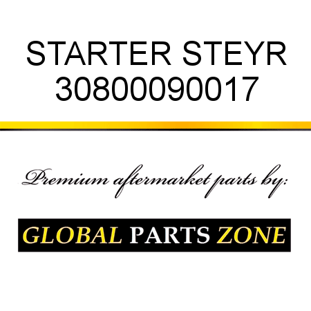 STARTER STEYR 30800090017