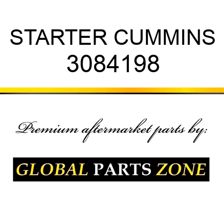 STARTER CUMMINS 3084198