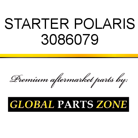 STARTER POLARIS 3086079