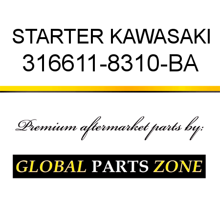 STARTER KAWASAKI 316611-8310-BA