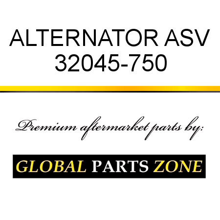 ALTERNATOR ASV 32045-750